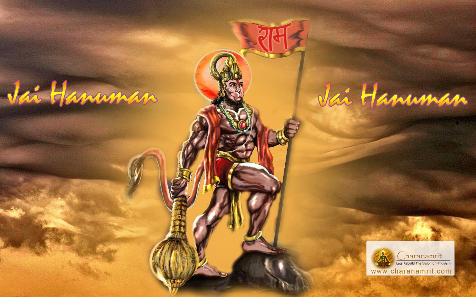 1600x1000 Lord Hanuman Wallpaper HD 3D