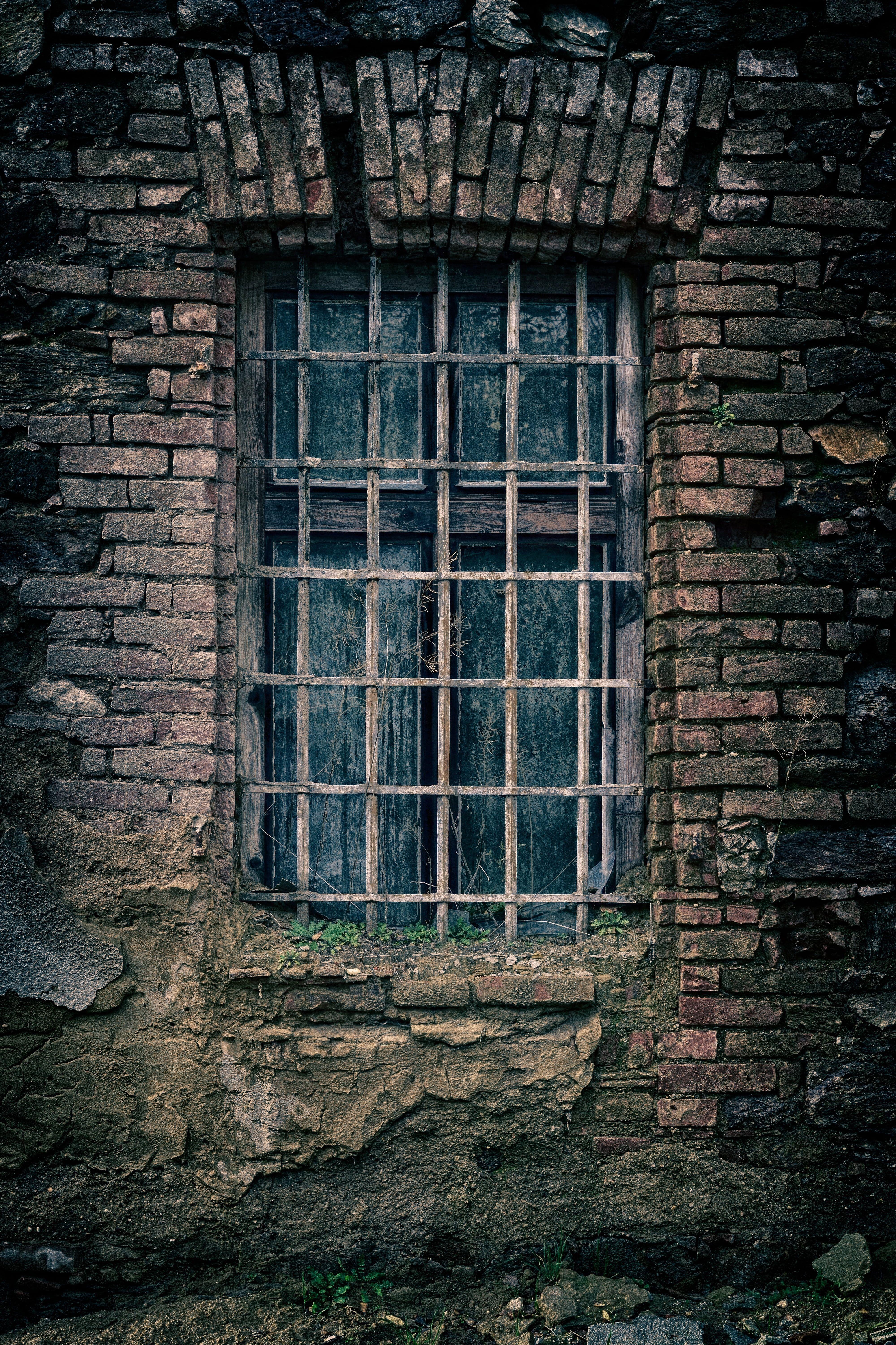4000x6000 window on bricked house #grid #grate #prison vanished time #architecture old house #background #wallpaper #w. Beautiful background, Background image, Background