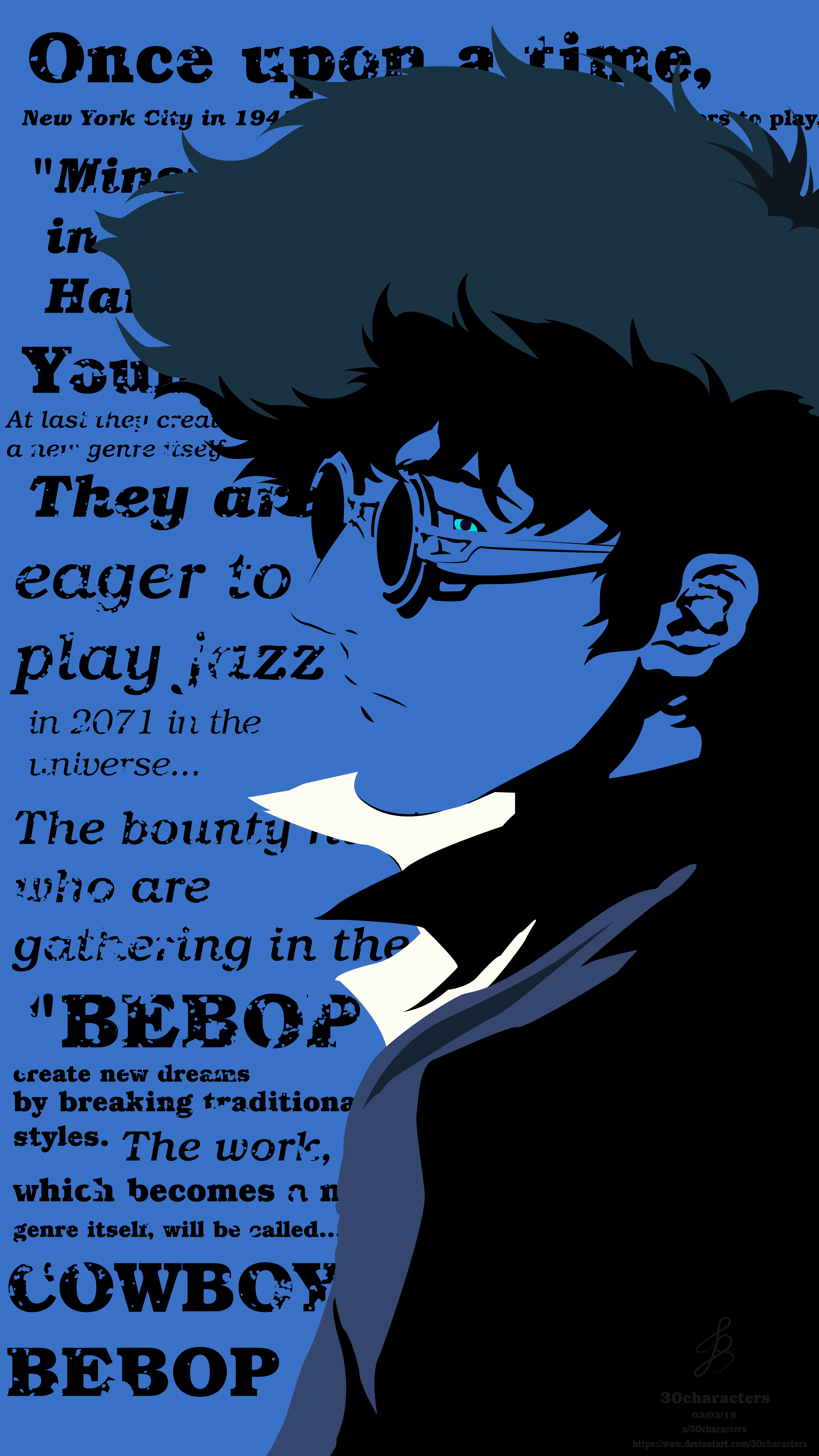 4500x8000 Cowboy Bebop Wallpaper