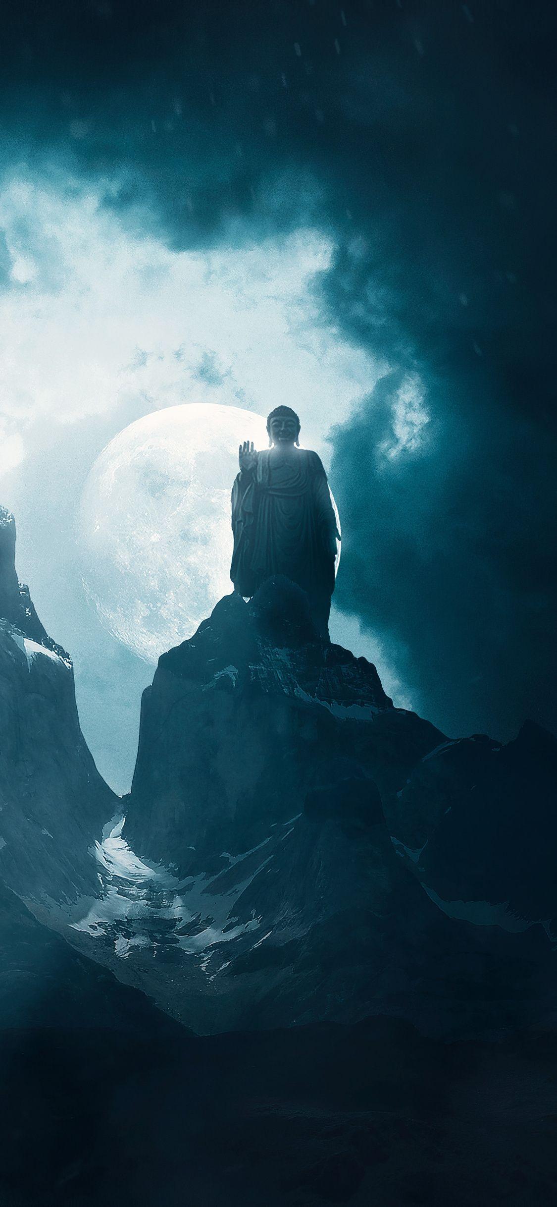 1125x2436 Buddha Monk Enlightment 5k iPhone XS, iPhone iPhone X HD 4k Wallpaper, Image, Background, Photo and Picture
