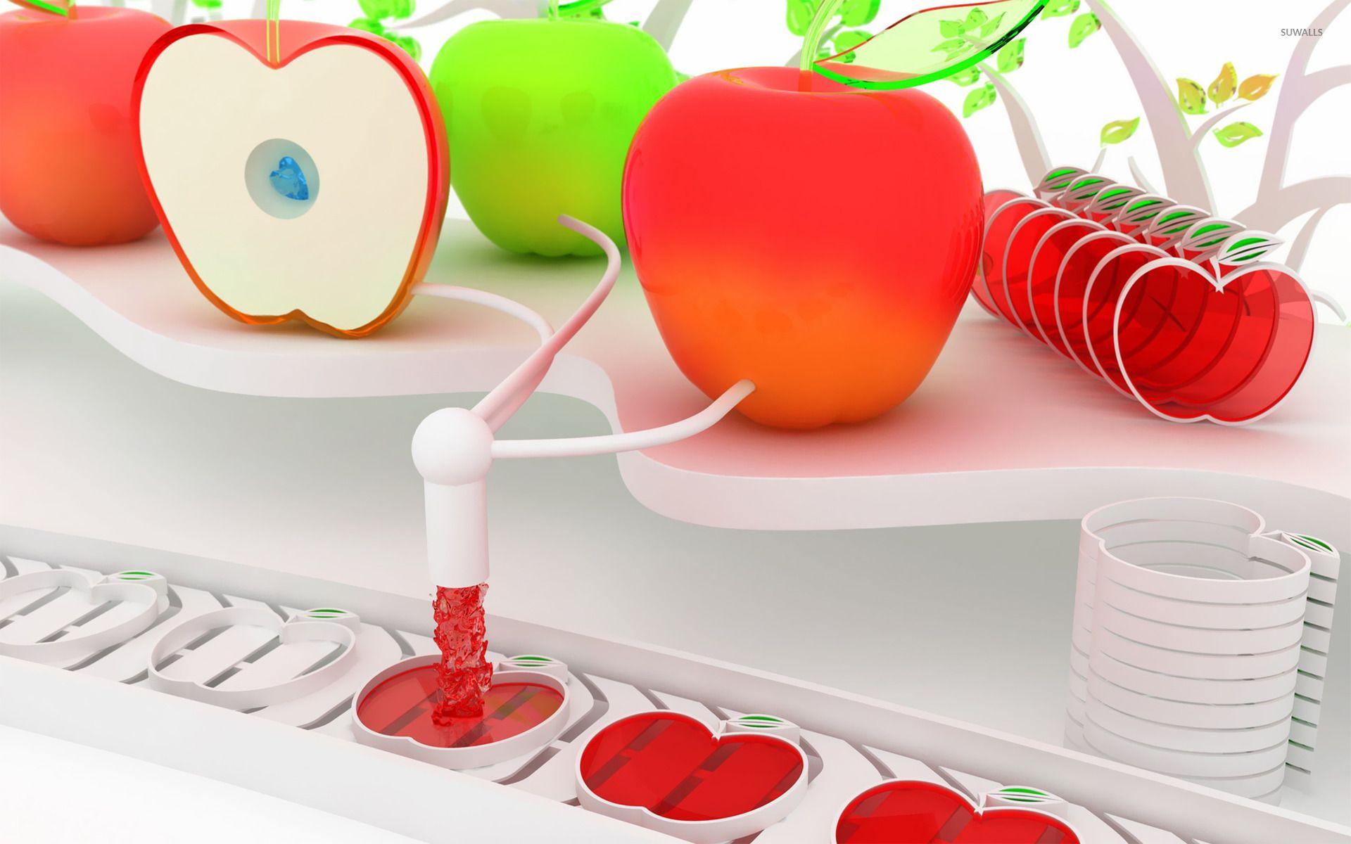 1920x1200 Glass apple molding wallpaper wallpaper