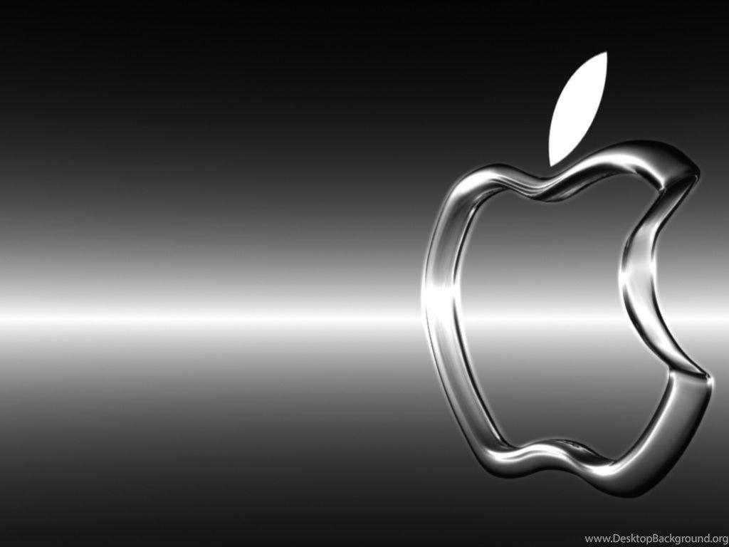 1024x768 Apple Glass Logo Wallpaper Wide Desktop Background