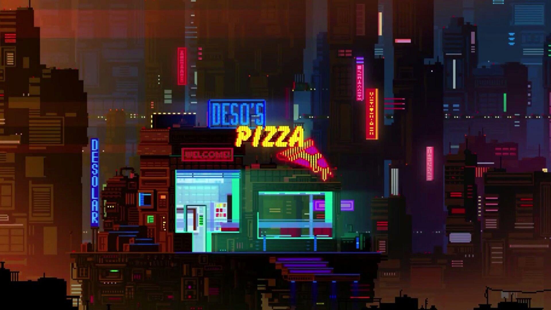 1920x1080 Download Wallpaper City Pixel Art Wallpaper & Background Download