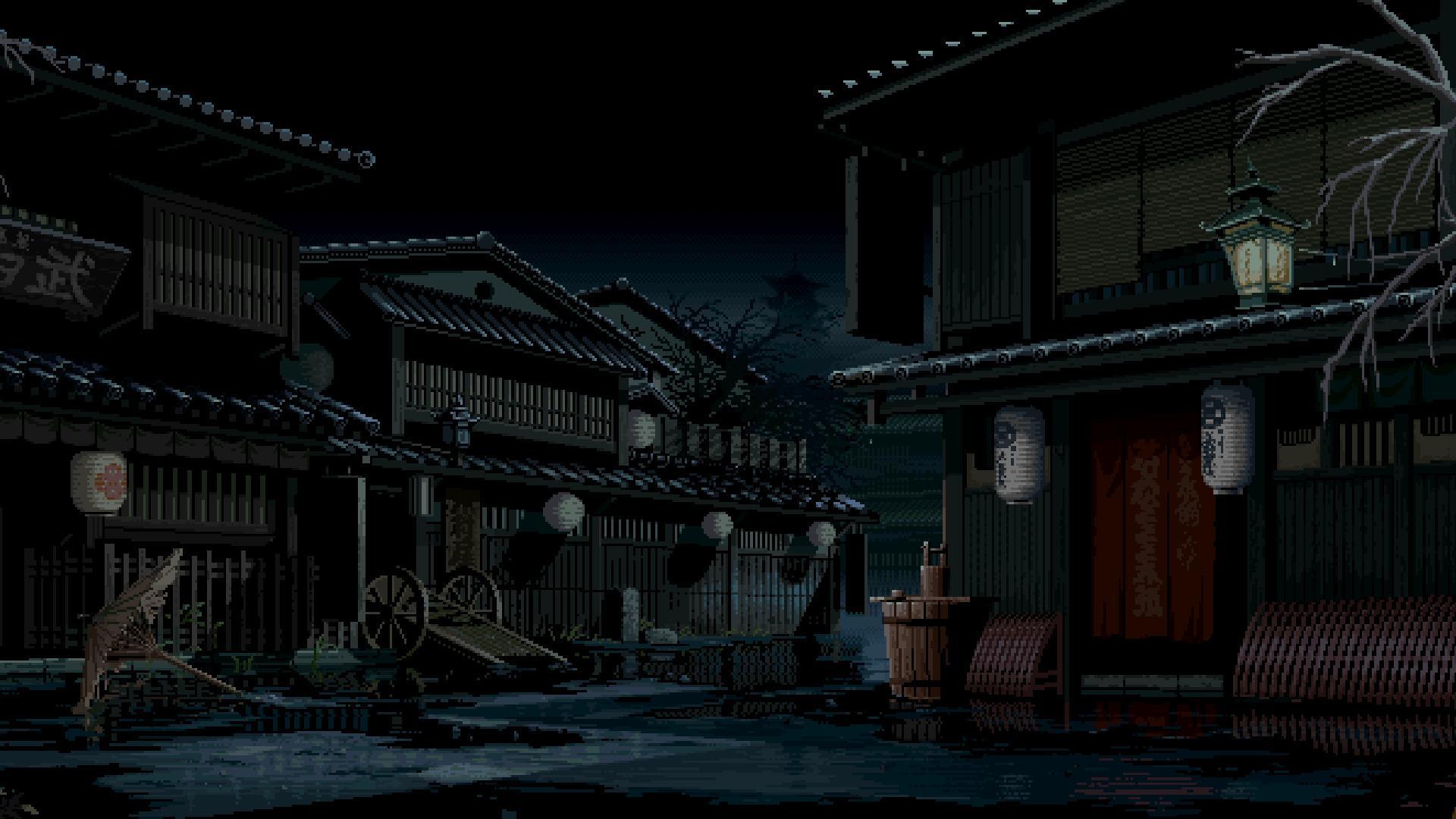 1920x1080 Pixel Art Retro Wallpaper