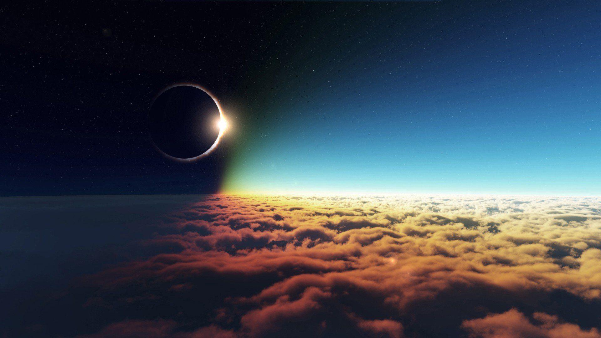 1920x1080 Lunar Eclipse Wallpaper 1920×1080
