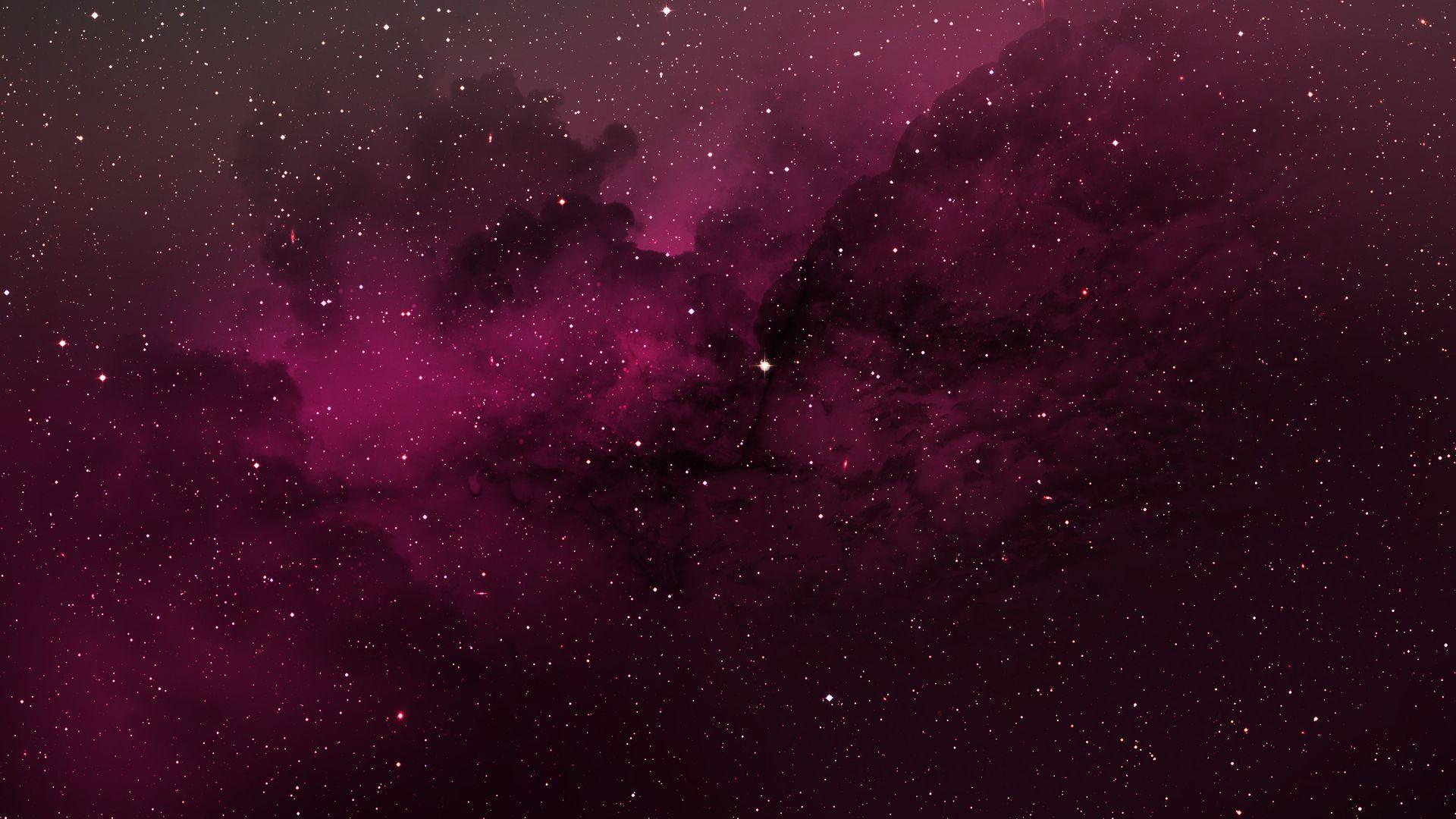 1920x1080 Nebula Space Red Laptop Full HD 1080P HD 4k Wallpaper, Image, Background, Photo and Picture