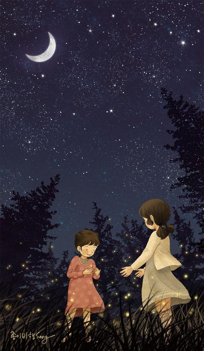 700x1201 Korean Artist Illustrates Her Memories Of Growing Up With A Sister
