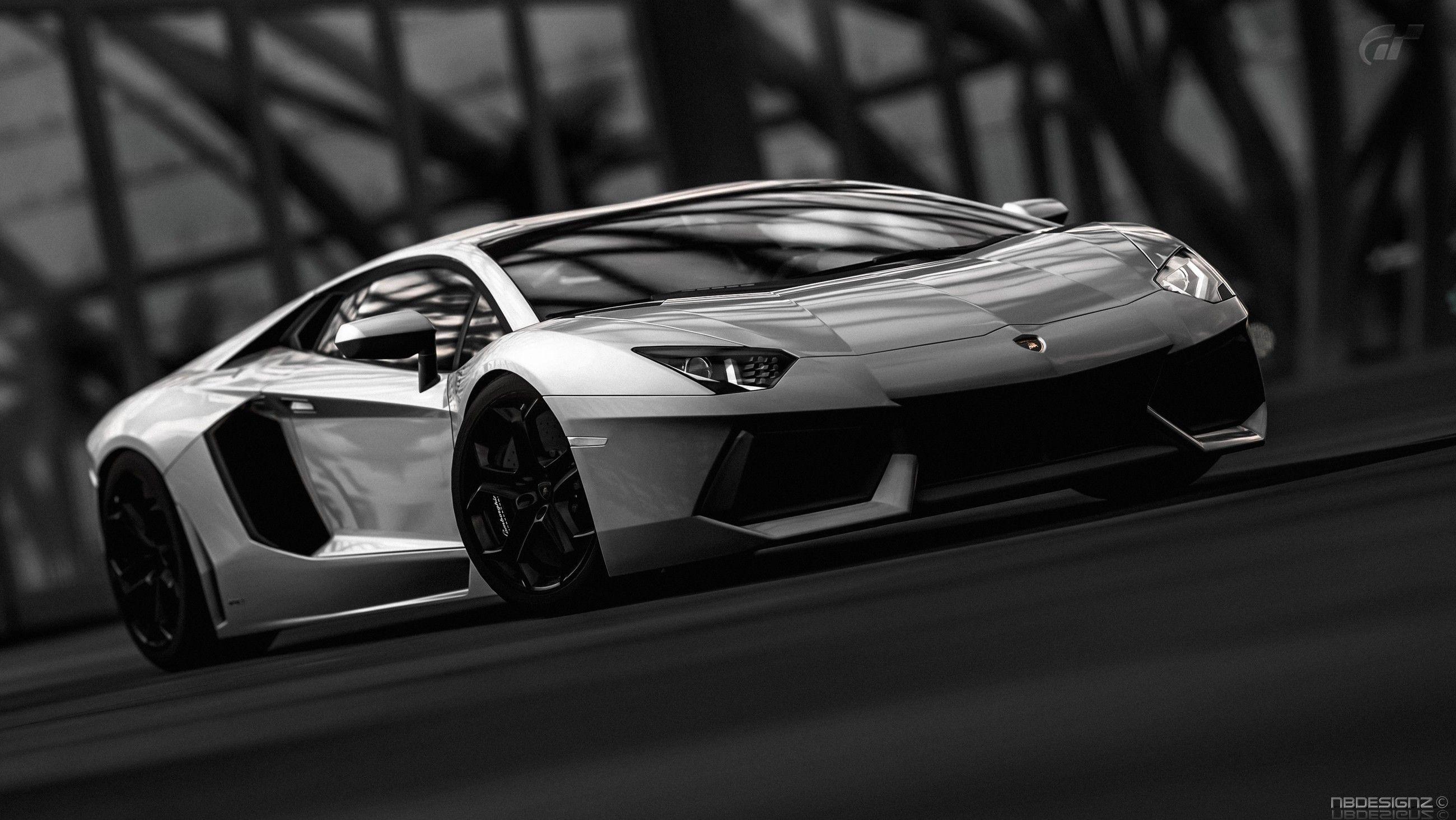 2600x1463 Black And White Lamborghini Wallpaper Background HD For Laptop With