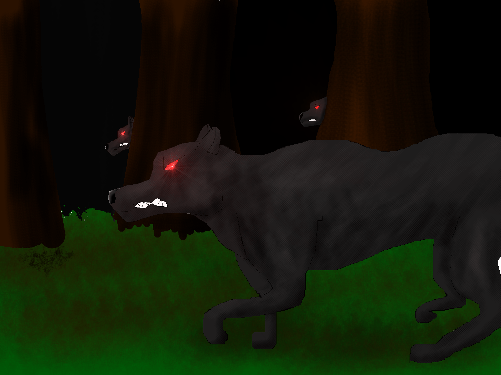 1600x1200 Big Bad Wolf Pack. The Land Of Stories