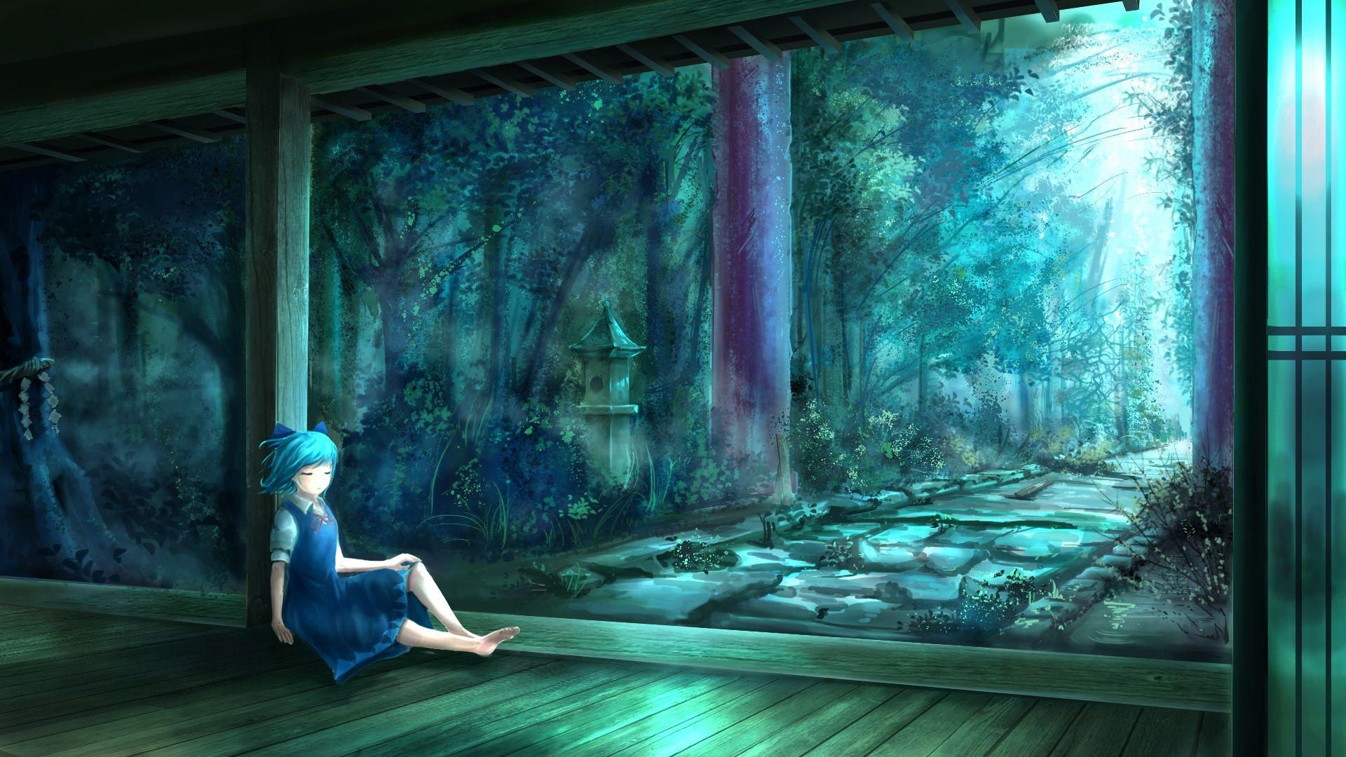 1920x1080 Relaxing Anime Wallpaper