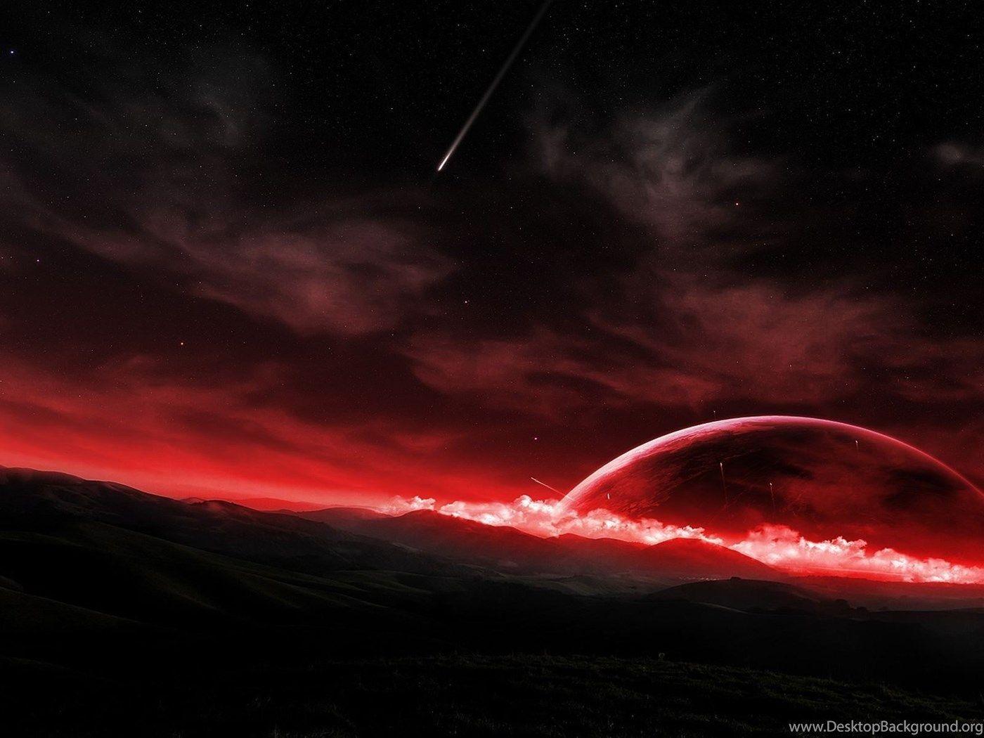 1400x1050 Blood Moon Wallpaper