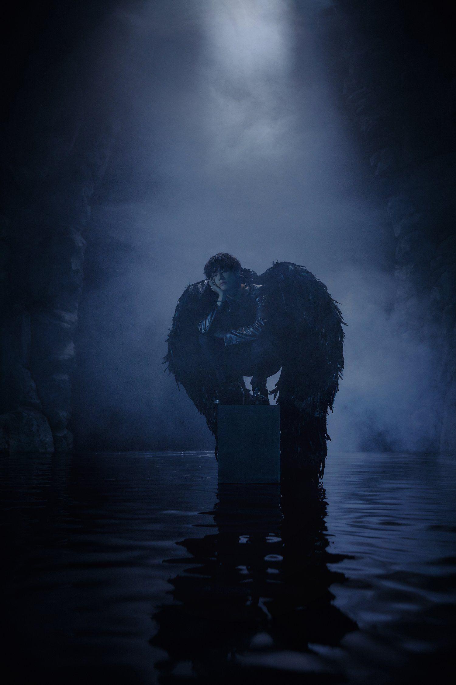 1500x2250 BTS Transforms Into Black Swans For “Map Of The Soul: 7” Concept Photo