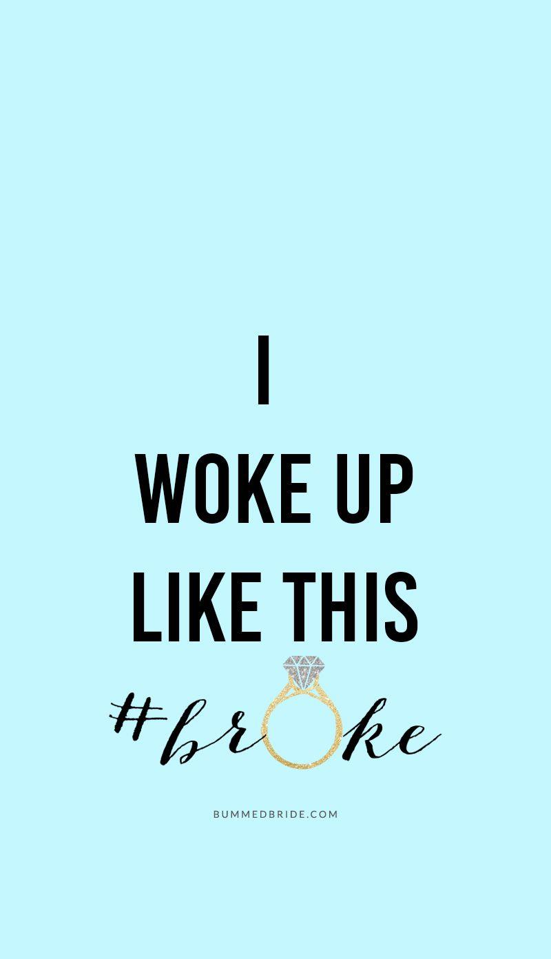 800x1392 I Woke Up Like This #Married” Wallpaper • Bumps and Bottles