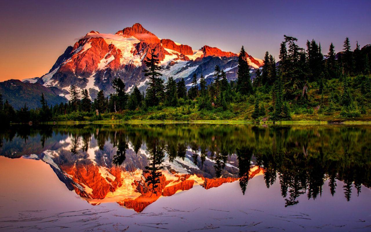 1280x800 Free download Mountain Reflection Wallpaper HD Desktop Wallpaper [1280x800] for your Desktop, Mobile & Tablet. Explore Desktop Background Mountains. May Wallpaper for Desktop, Free Desktop Background and Wallpaper, Blue