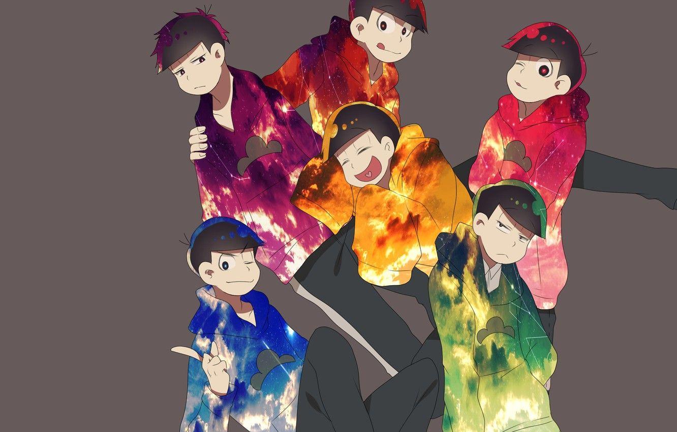 1332x850 Wallpaper Anime, Art, Guys, Osomatsu San Image For Desktop, Section сёнэн