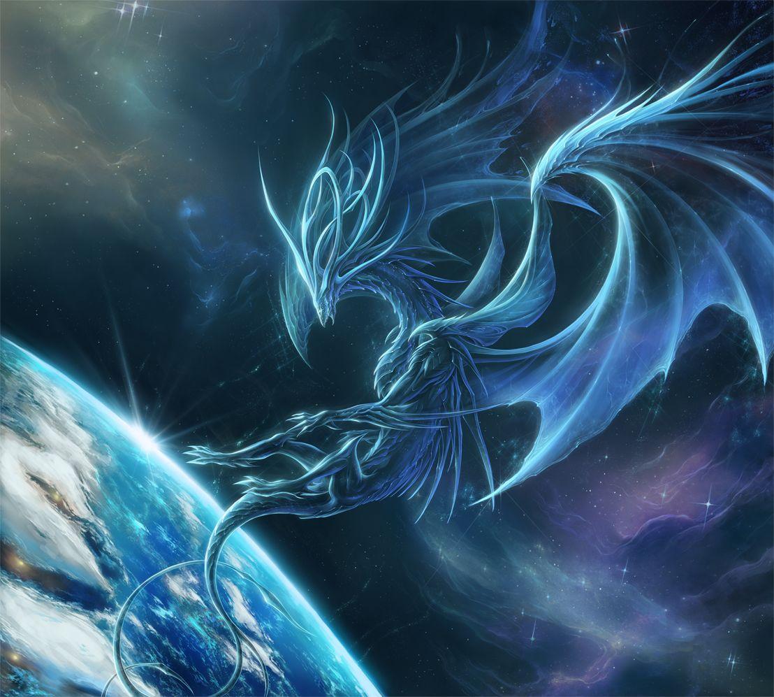 1108x997 live wallpaper free download: art, beautiful picture, earth, dragon, space