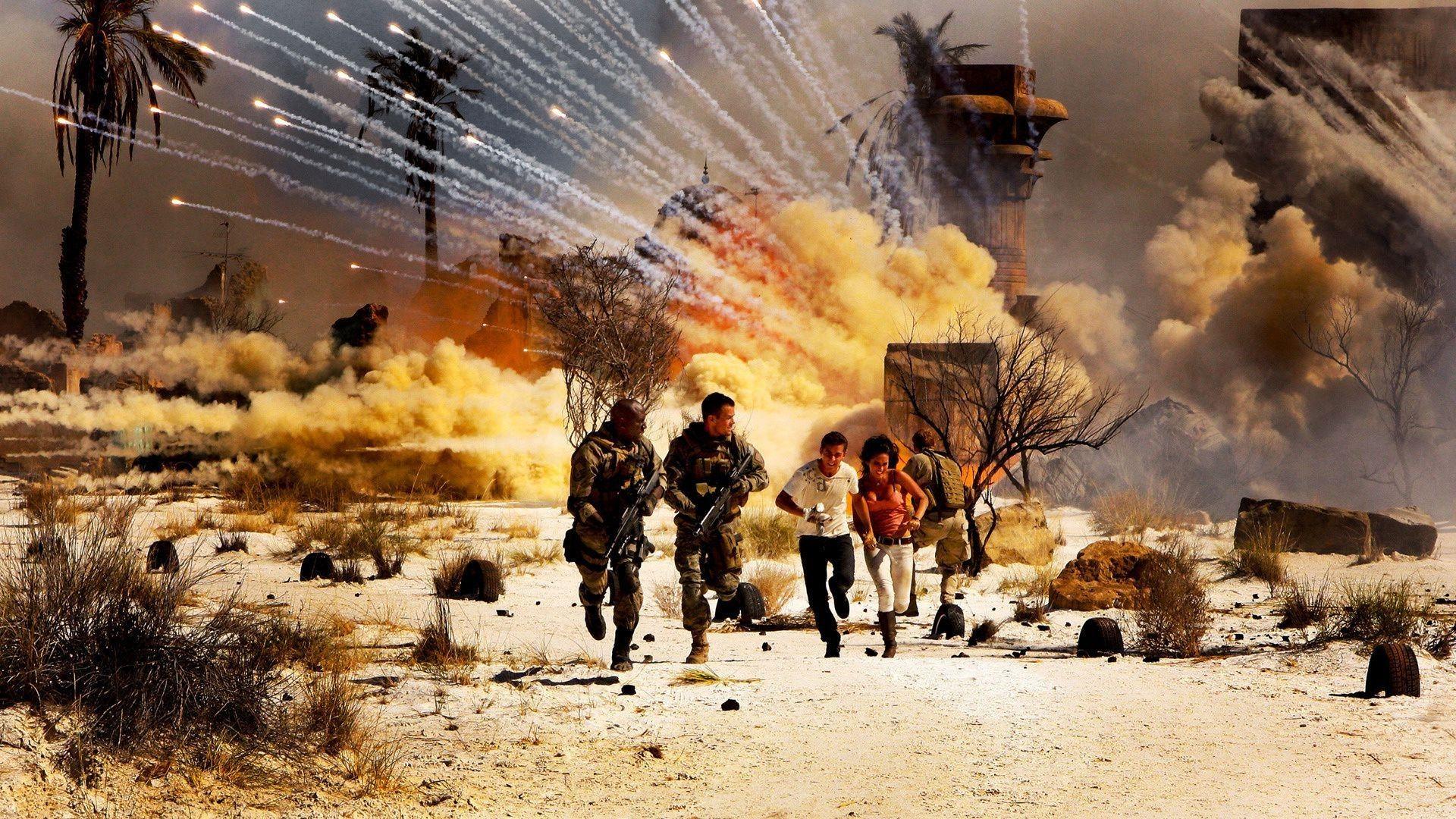 1920x1080 Megan Fox transformers war explosion smoke 2 Egypt