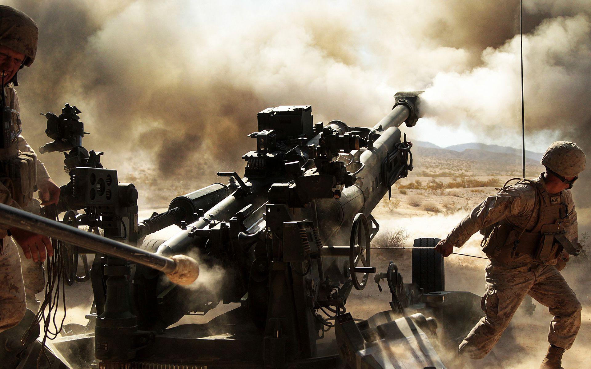 1920x1200 Cannon mortar explosion military soldiers soldior warrior warriors weapons weapon wallpaperx1200