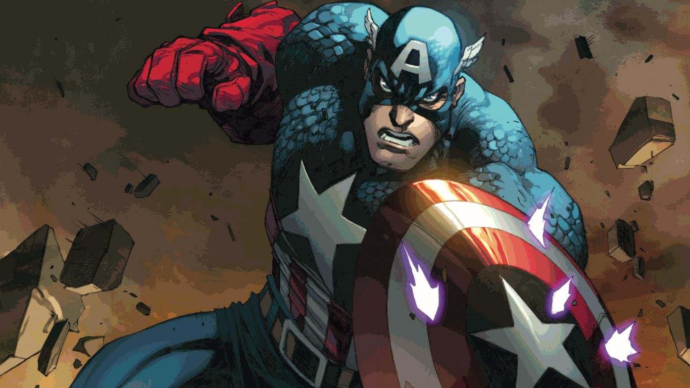 1366x768 Free Captain America (Marvel comics) high quality wallpaper ID