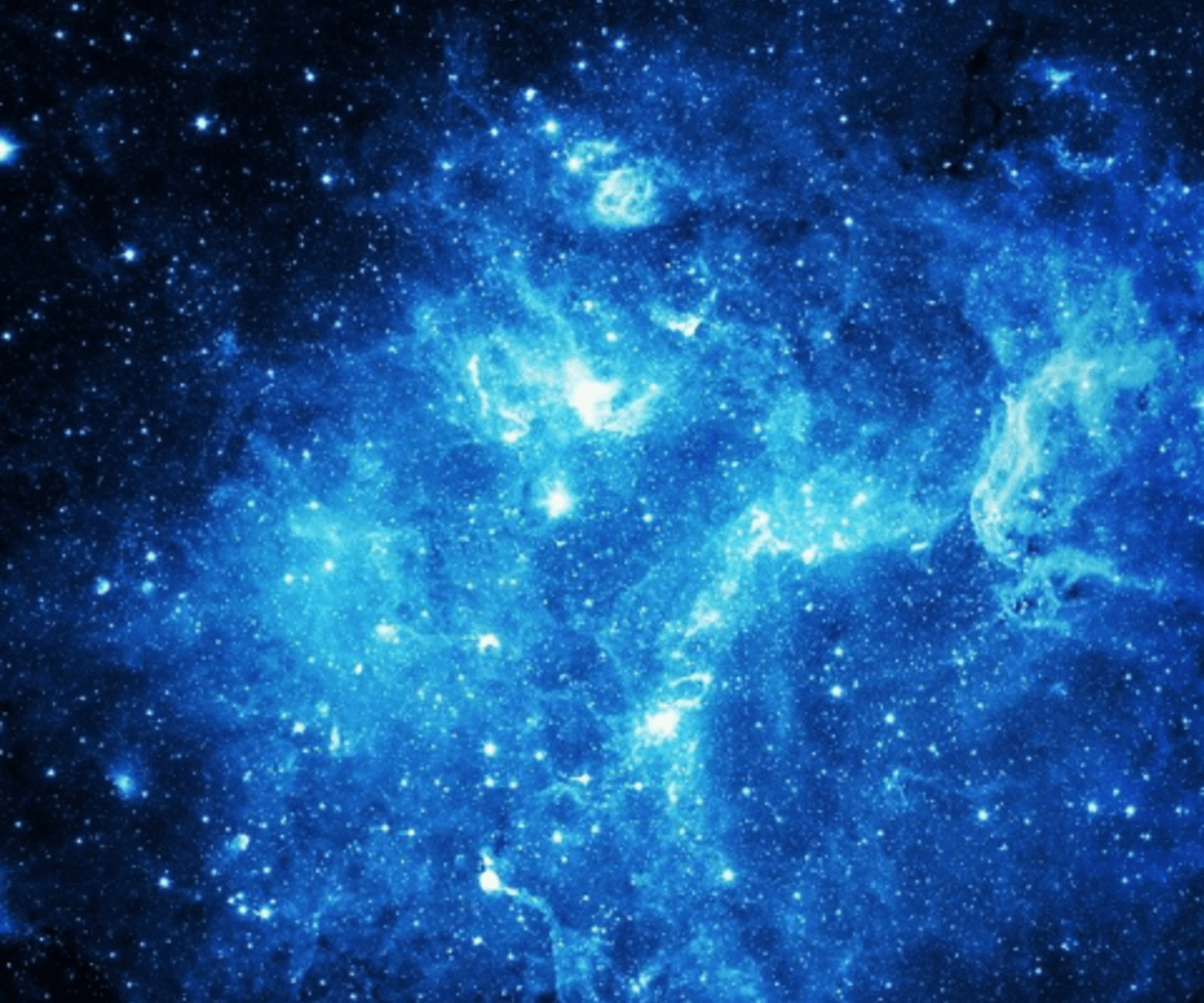 1440x1200 Blue Galaxy Wallpaper