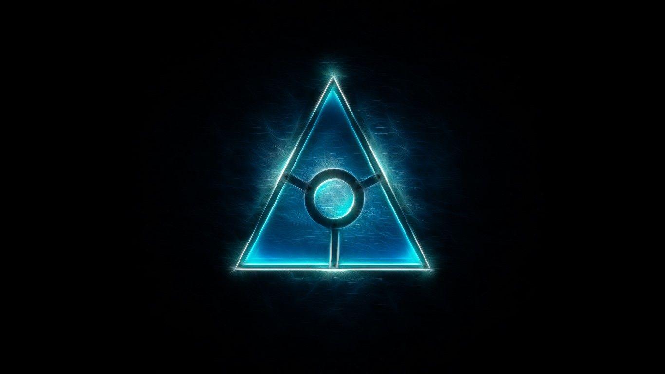 1366x768 Abstract Pyramids Wallpaper. Cool symbols, High resolution wallpaper, Pyramids