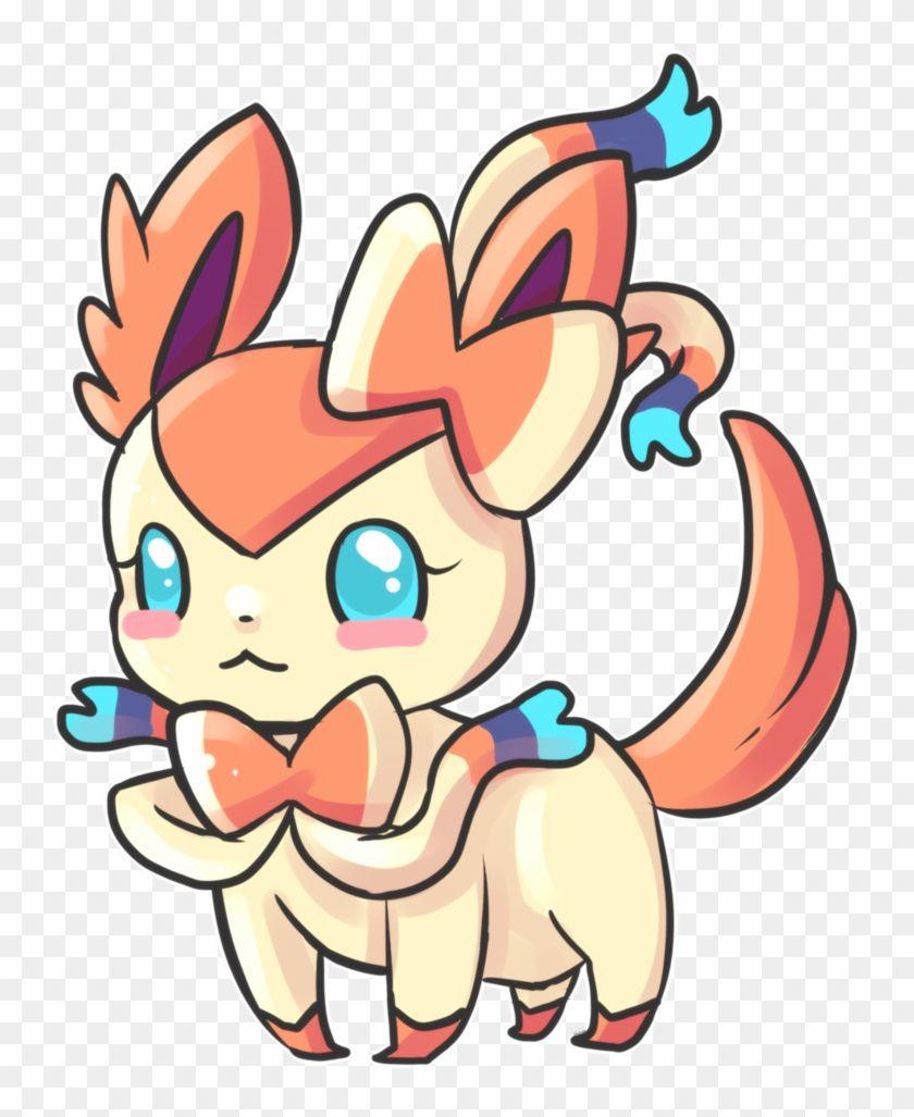 840x1027 Ninfia Sylveon By Zel Eevee Evolutions Sylveon Transparent PNG Clipart Image Download