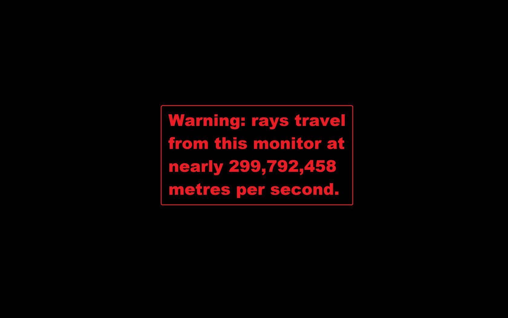 1680x1050 black, red, text, warning, black background wallpaper