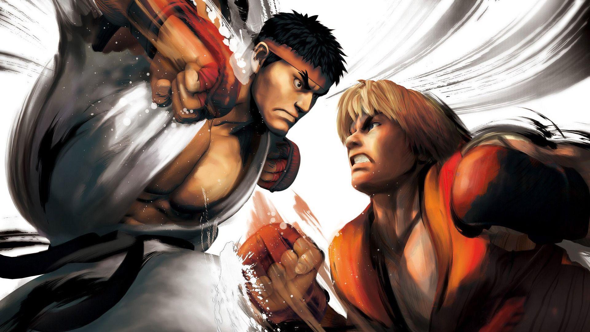 1920x1080 Ryu Vs Ken Street Fighter 5 Game HD Wallpaper