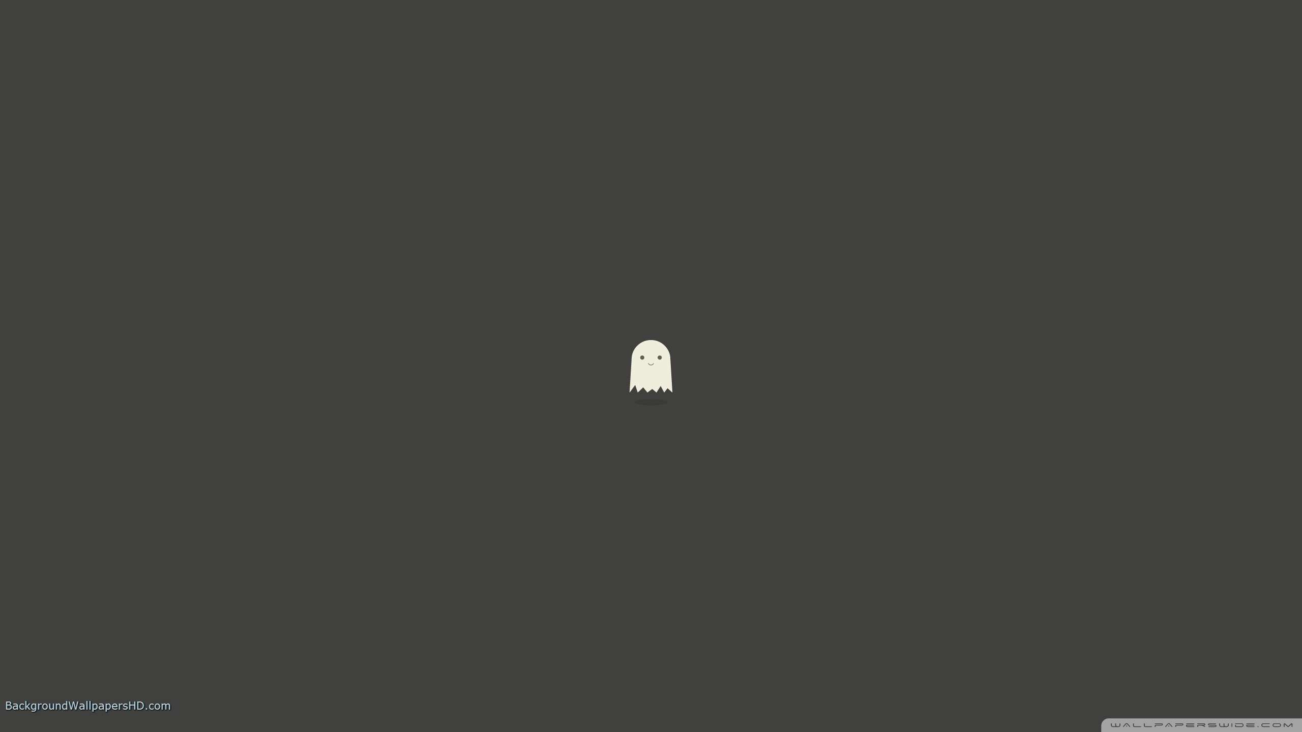 2560x1440 Cartoon Ghost Wallpaper HD