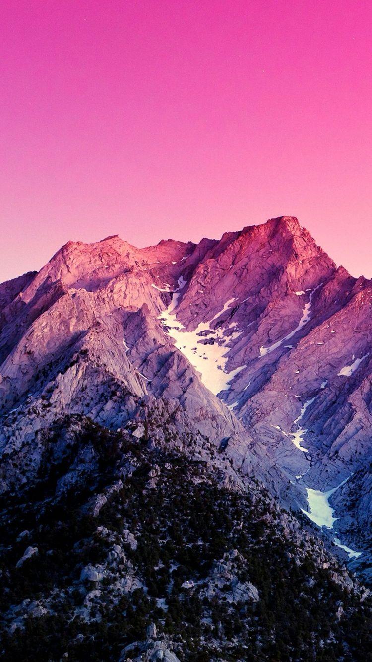 750x1334 Mountain Aesthetic Wallpaper