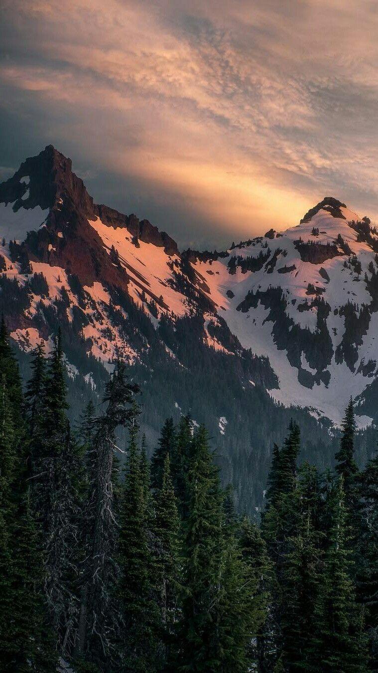 759x1350 Aesthetic Mountains Wallpaper