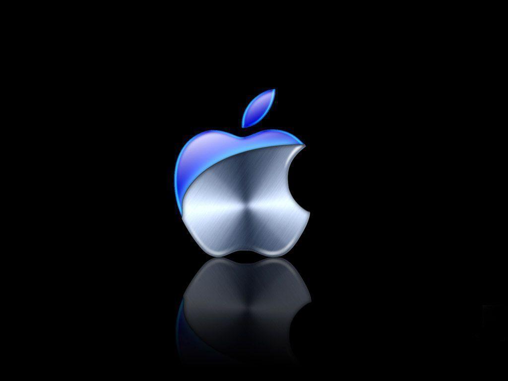 1024x768 Cool Apple Logo Wallpaper