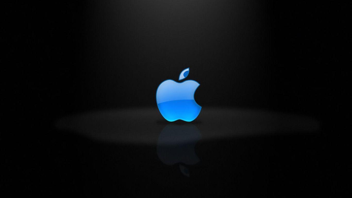 1366x768 Apple Background Blue. Blue Wallpaper, Cute Blue Wallpaper and Blue Christmas Wallpaper