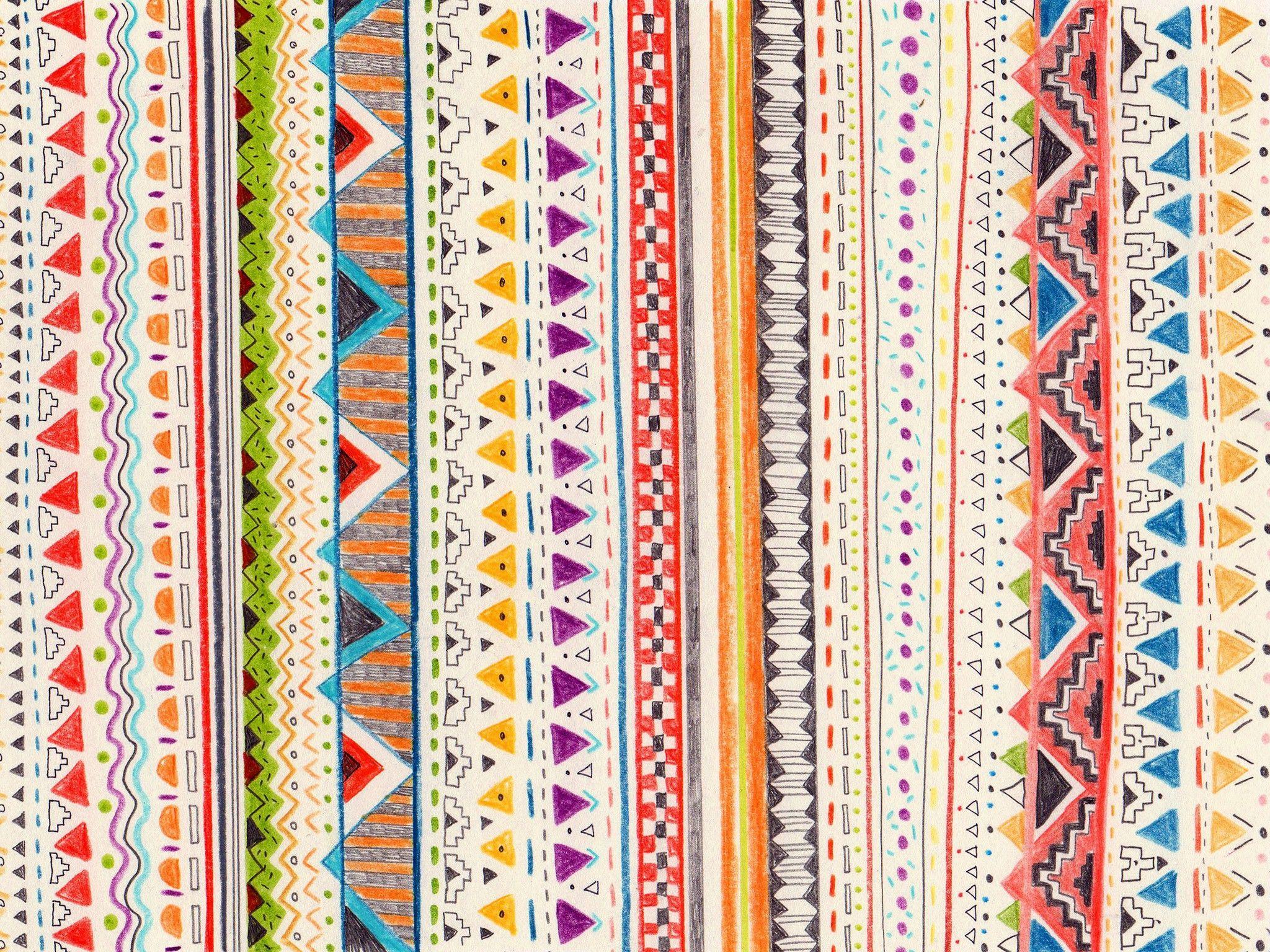 2048x1536 Aztec Pattern Wallpaper HD