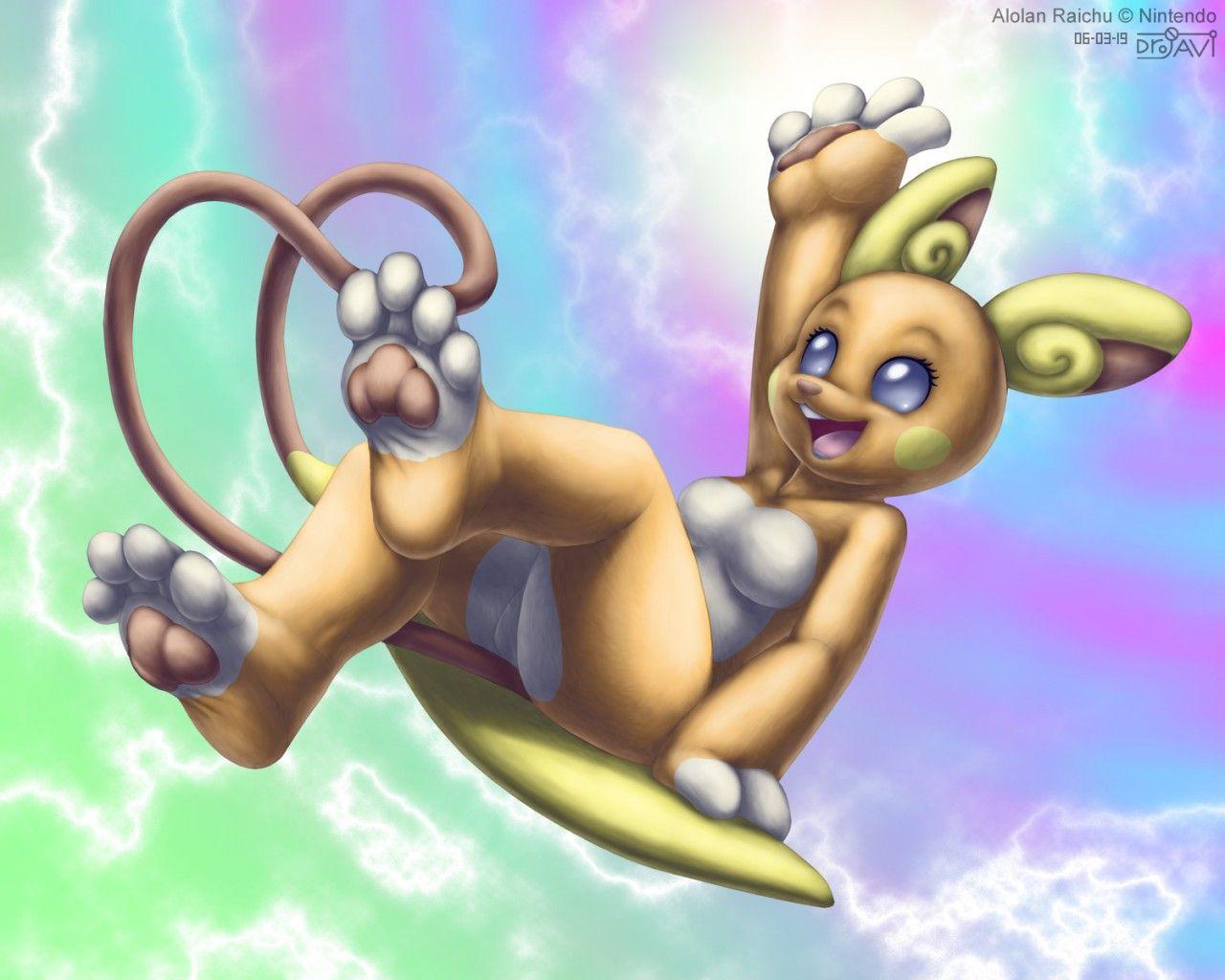 1280x1024 Alolan Raichu by drJavi - Fur Affinity [dot] net