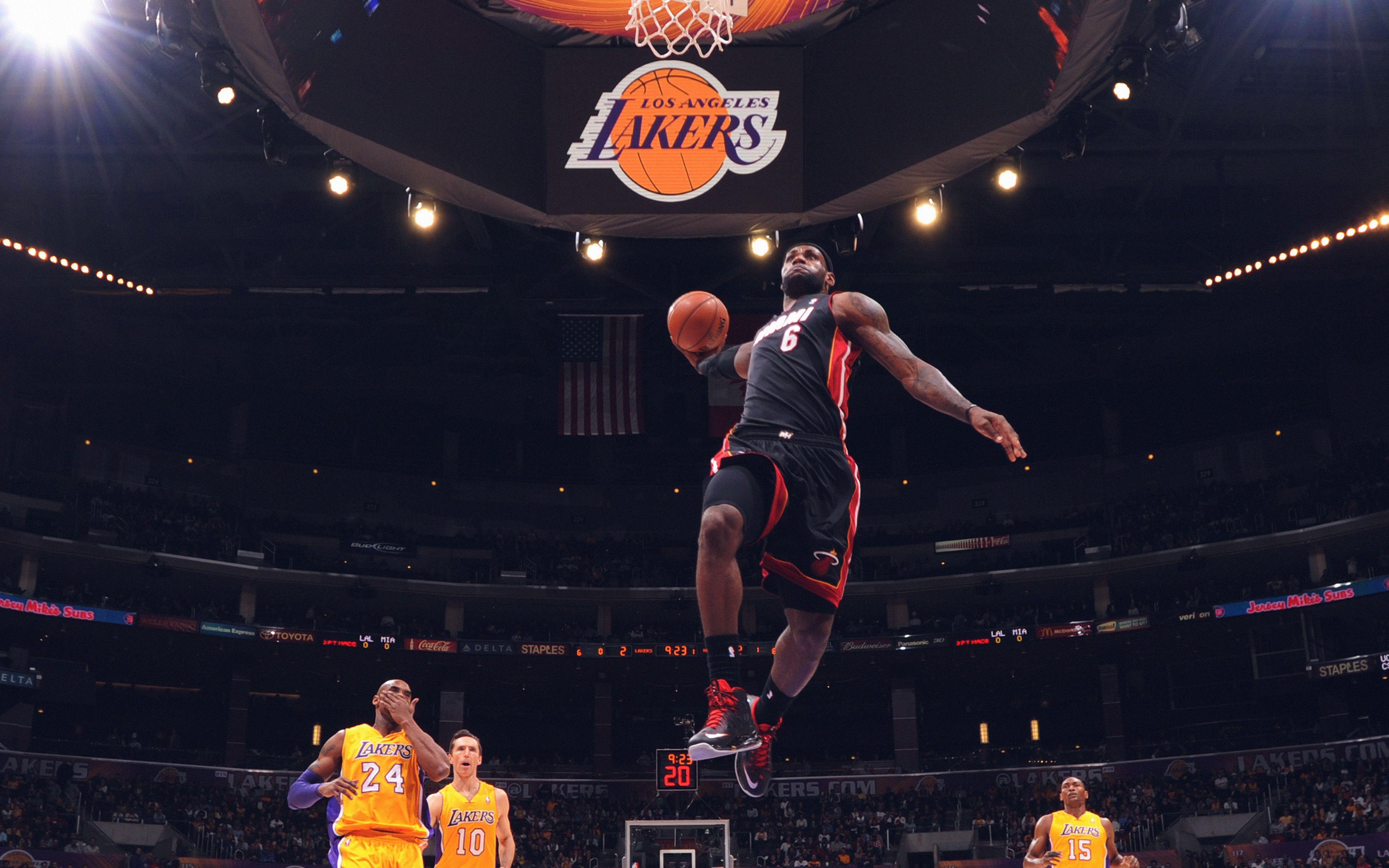3840x2400 Wallpaper Picture Of Lebron James Dunking SEARCH IMAGE