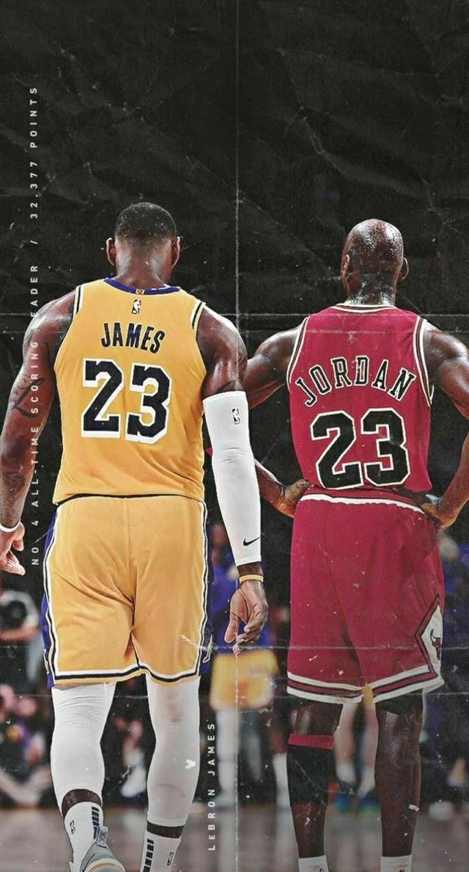 685x1272 LeBron James and Michael Jordan wallpaper. Lebron james wallpaper, Nba lebron james, Lebron james