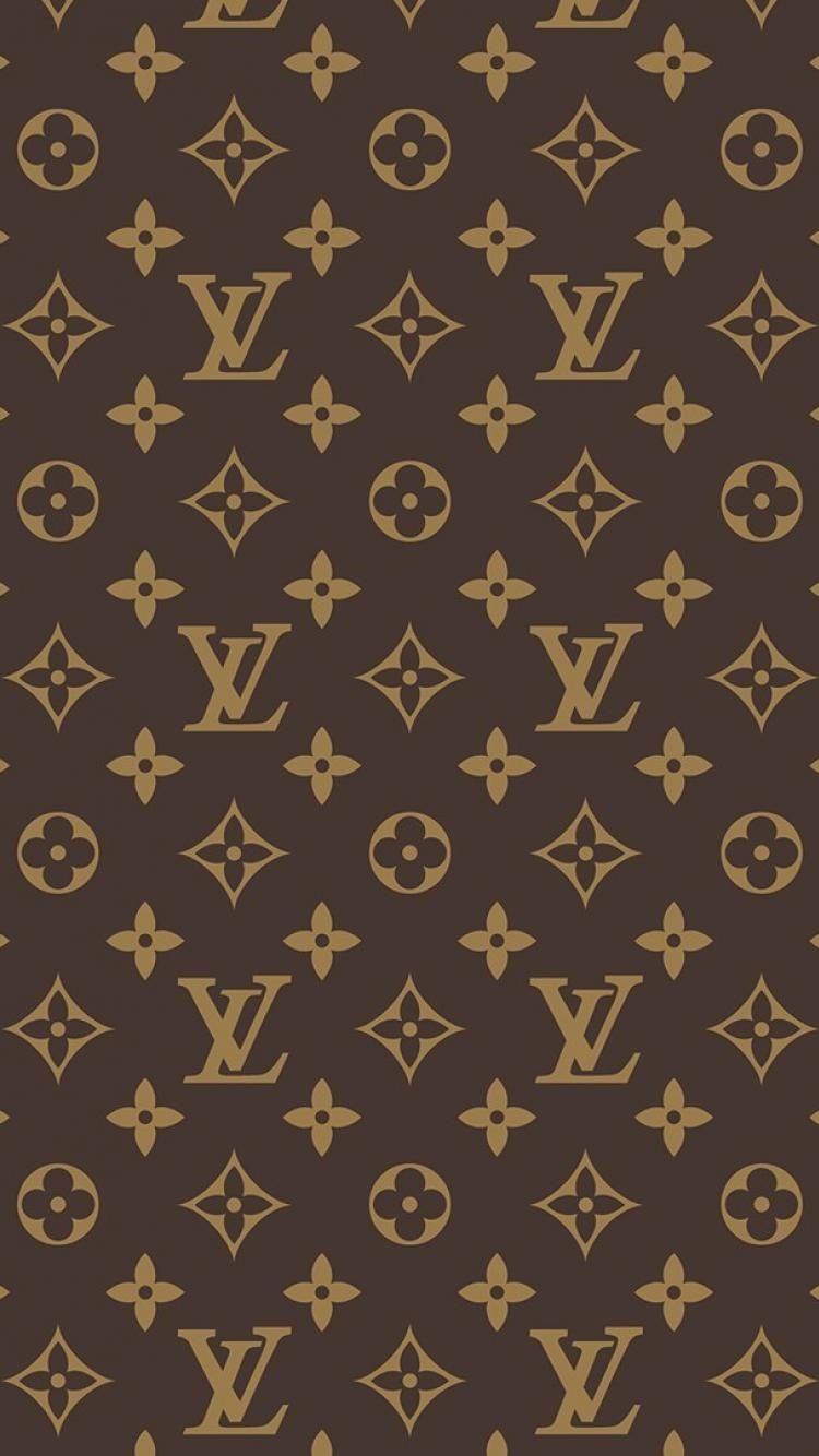 750x1334 Supreme X Louis Vuitton Blue Wallpaper