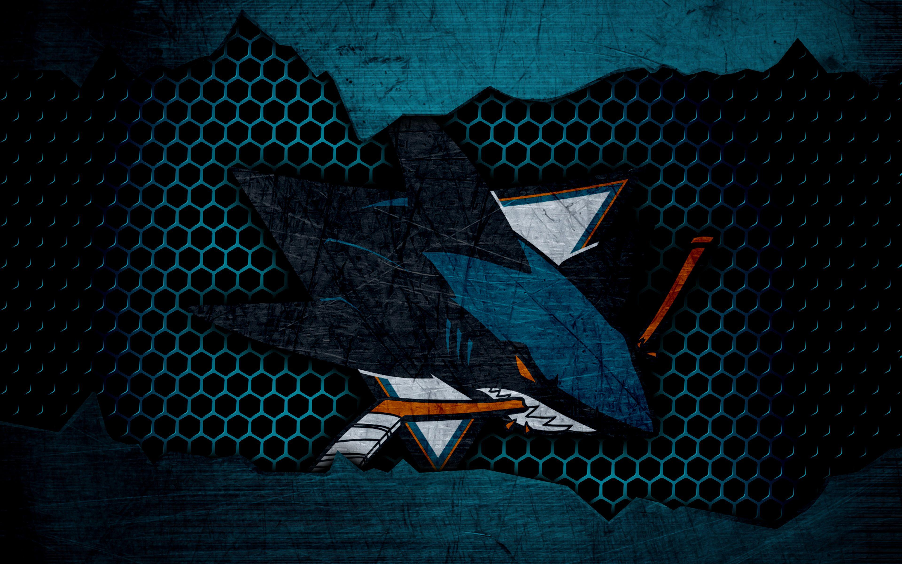 3840x2400 NHL, Emblem, Logo, San Jose Sharks wallpaper