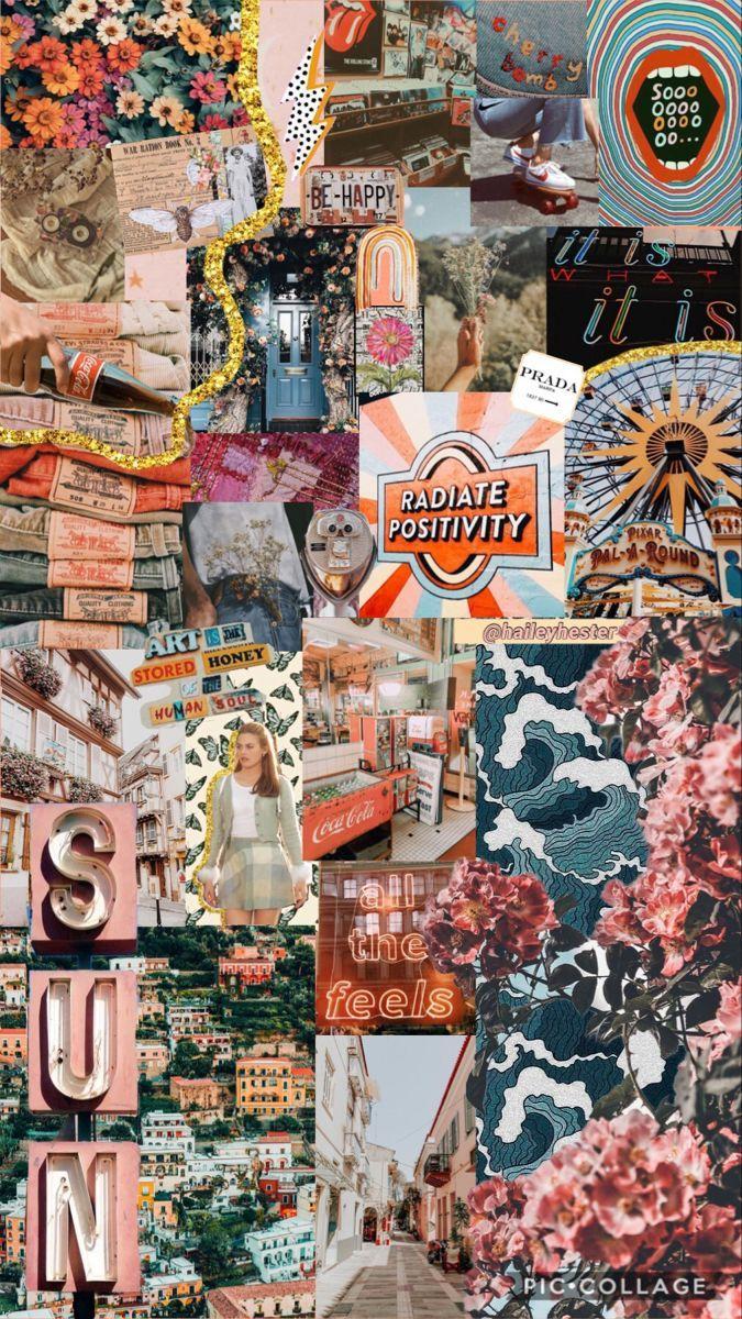 675x1200 S P R I N G S U N R I S E• collage. Disney collage, Spring wallpaper, Aesthetic collage