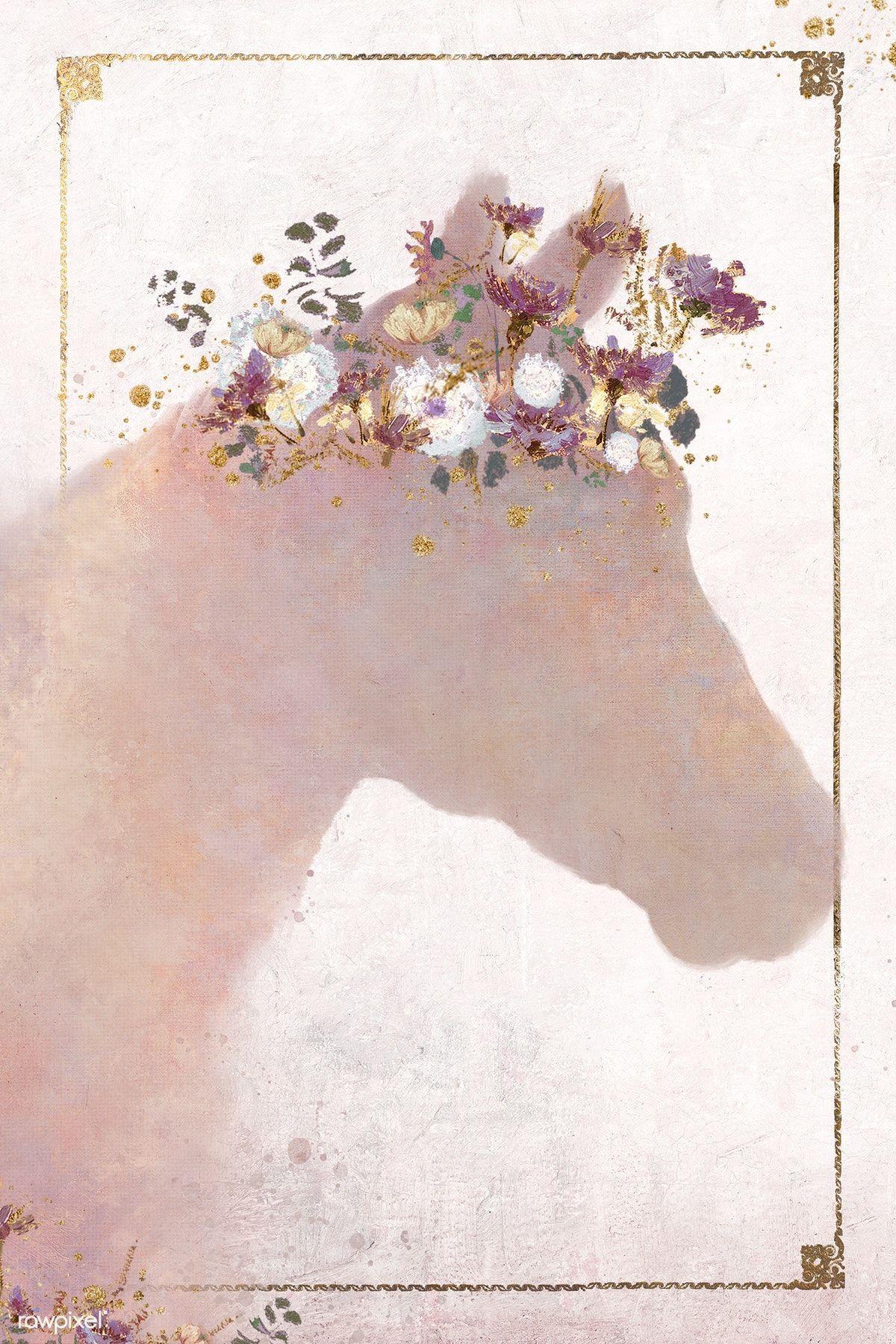 1200x1800 Download premium illustration of Horse head silhouette painting background. Silhouette painting, Horse wallpaper, Horse background