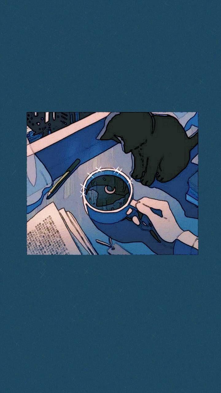720x1280 Download Coffee wallpaper by sakiiSan now. Browse millions of popular aesth. Cute anime wallpaper, Hipster wallpaper, Anime wallpaper iphone