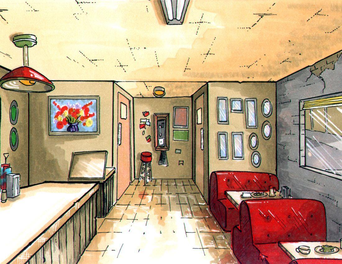 1100x850 Cafe Background