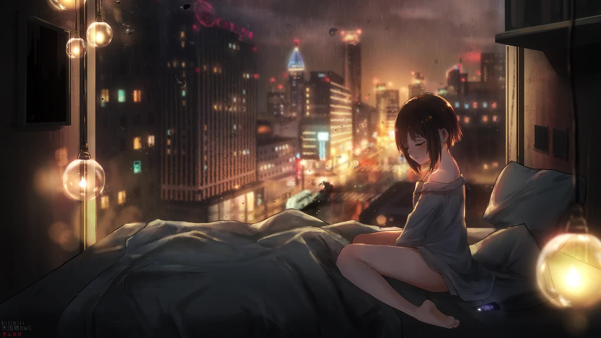 1920x1080 Anime Coffee Shop Wallpaper, Animated Wallpaper, Live Wallpaper