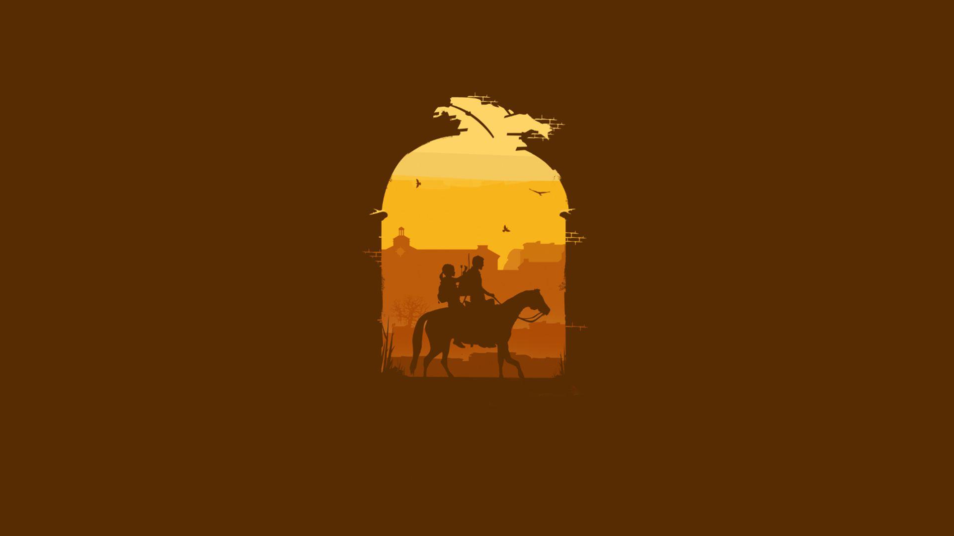 1920x1080 Minimalist Last of Us Wallpaper