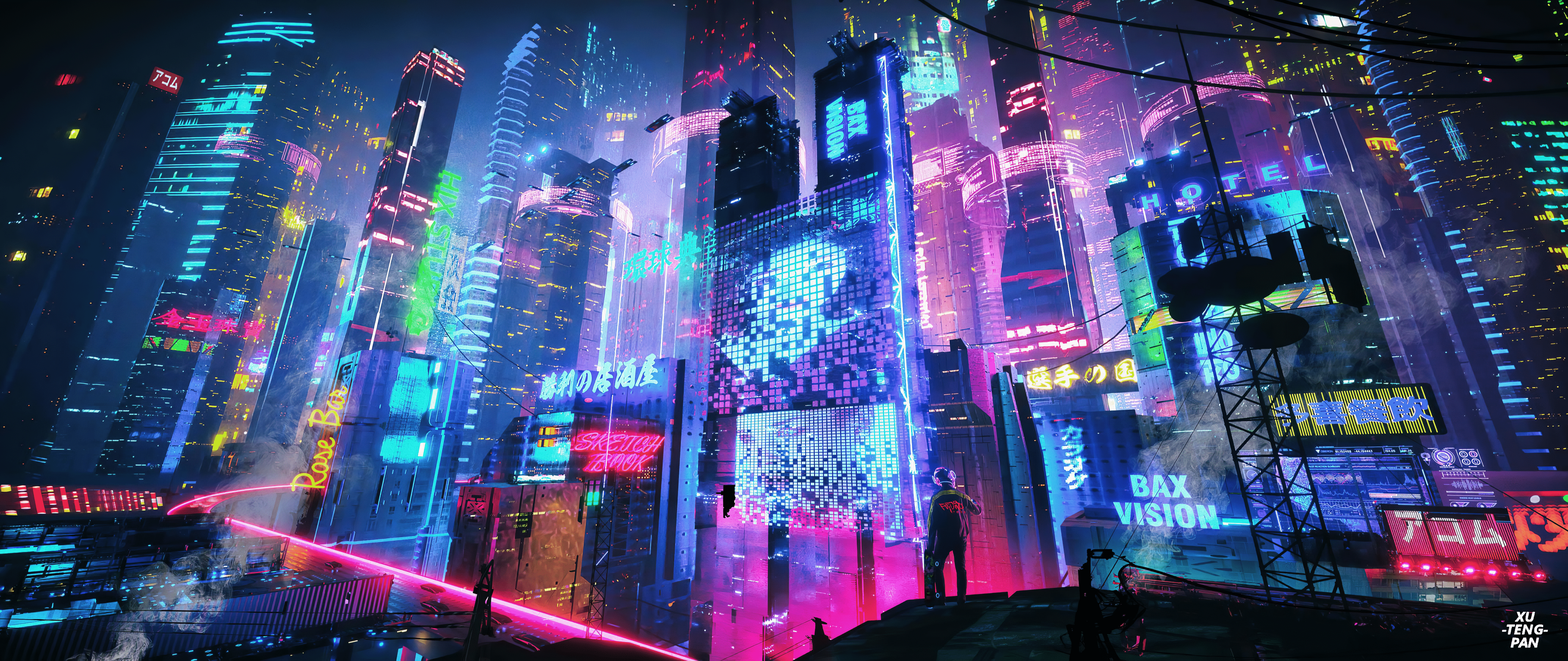 5120x2160 City by Xuteng Pan [5120x2160]