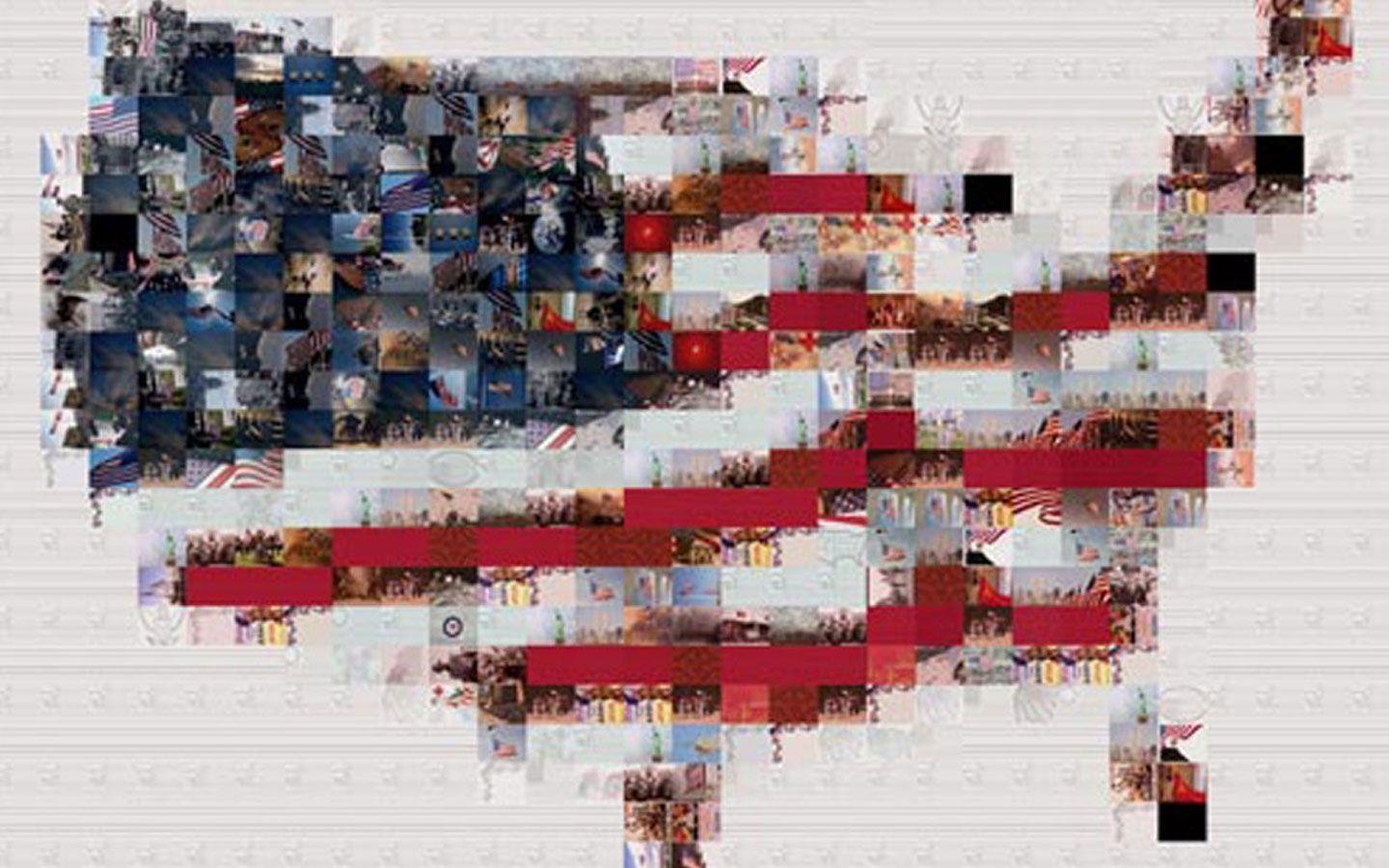1440x900 United State of America (USA) Flag Picture