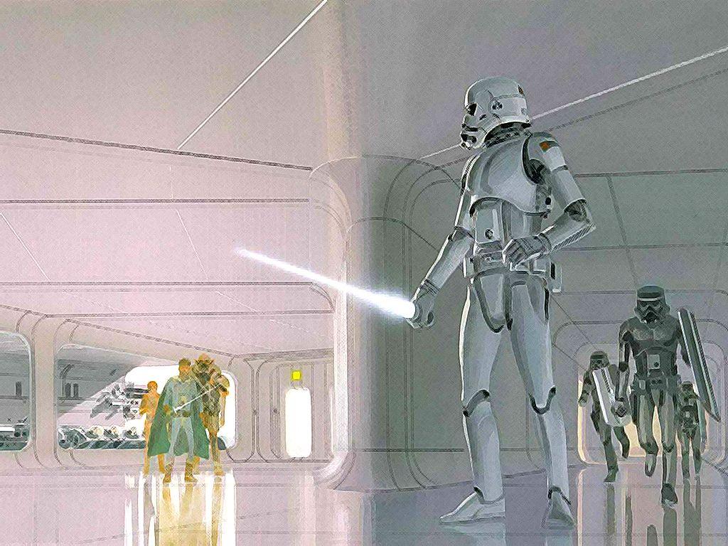 1024x768 Wallpaper of the Week: Ralph McQuarrie 'Star Wars' concept art