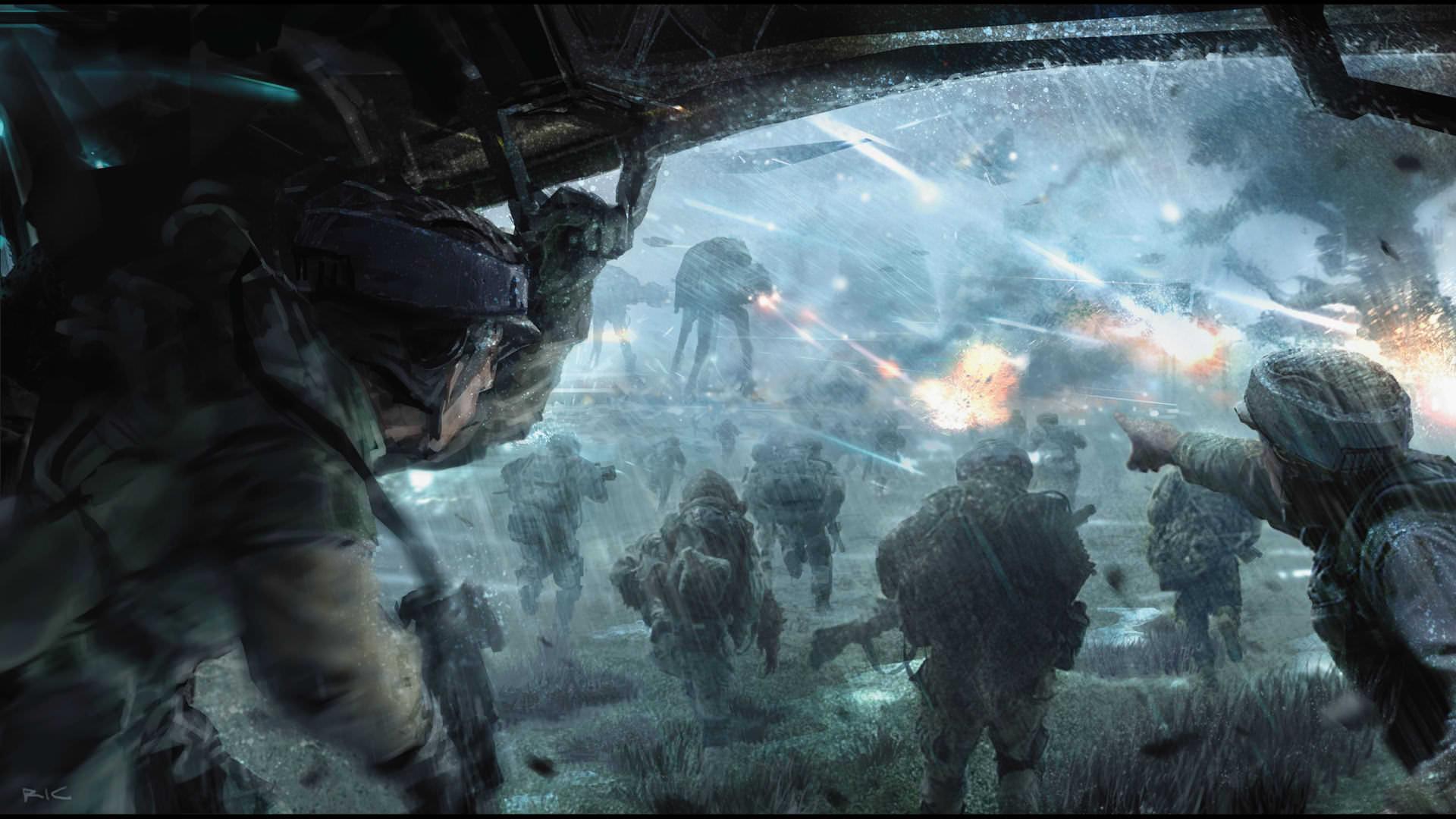 1920x1080 Star Wars Battlefront concept art 1920 × 1080