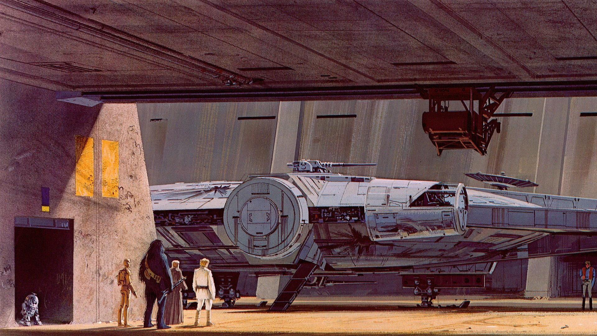 1920x1080 Ralph McQuarrie Star Wars Concept Art Wallpaper